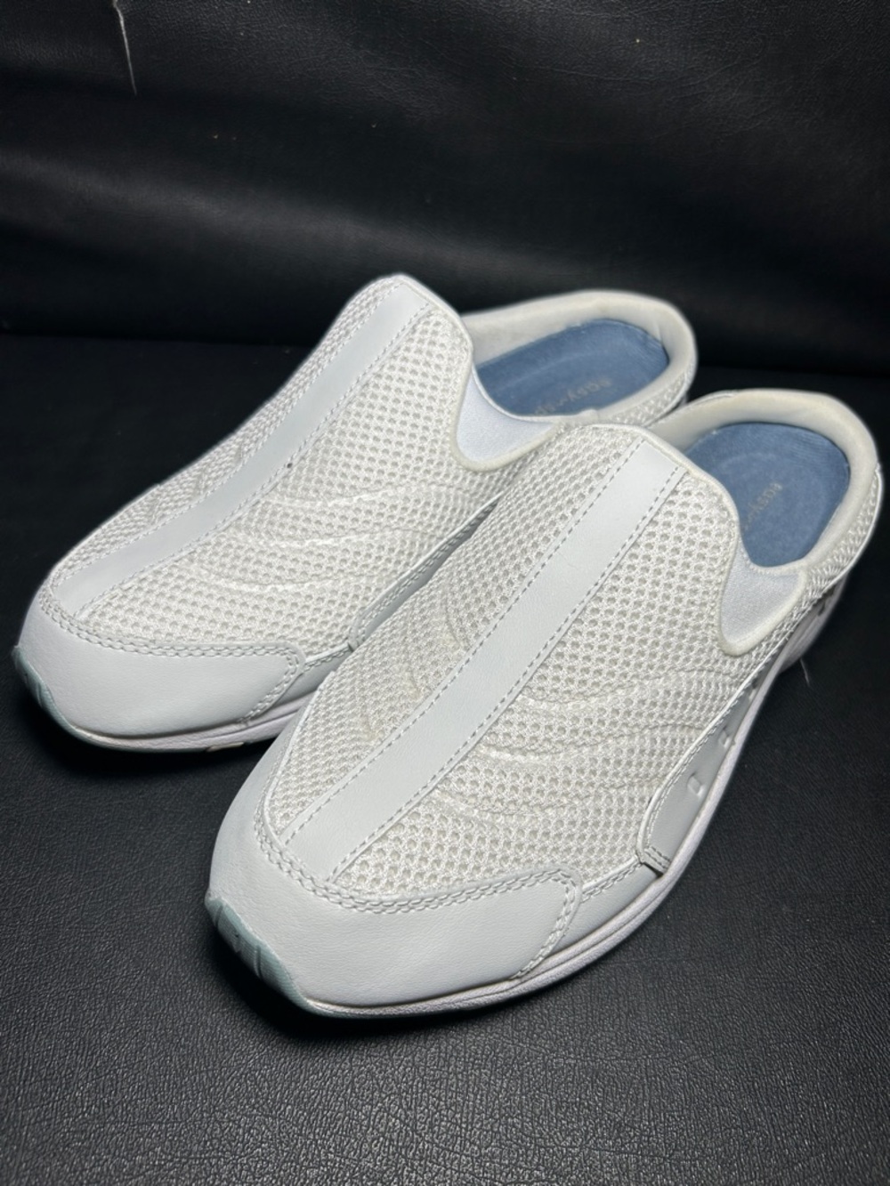 Easy Spirit White Slip-On Mesh Comfort Sneakers
